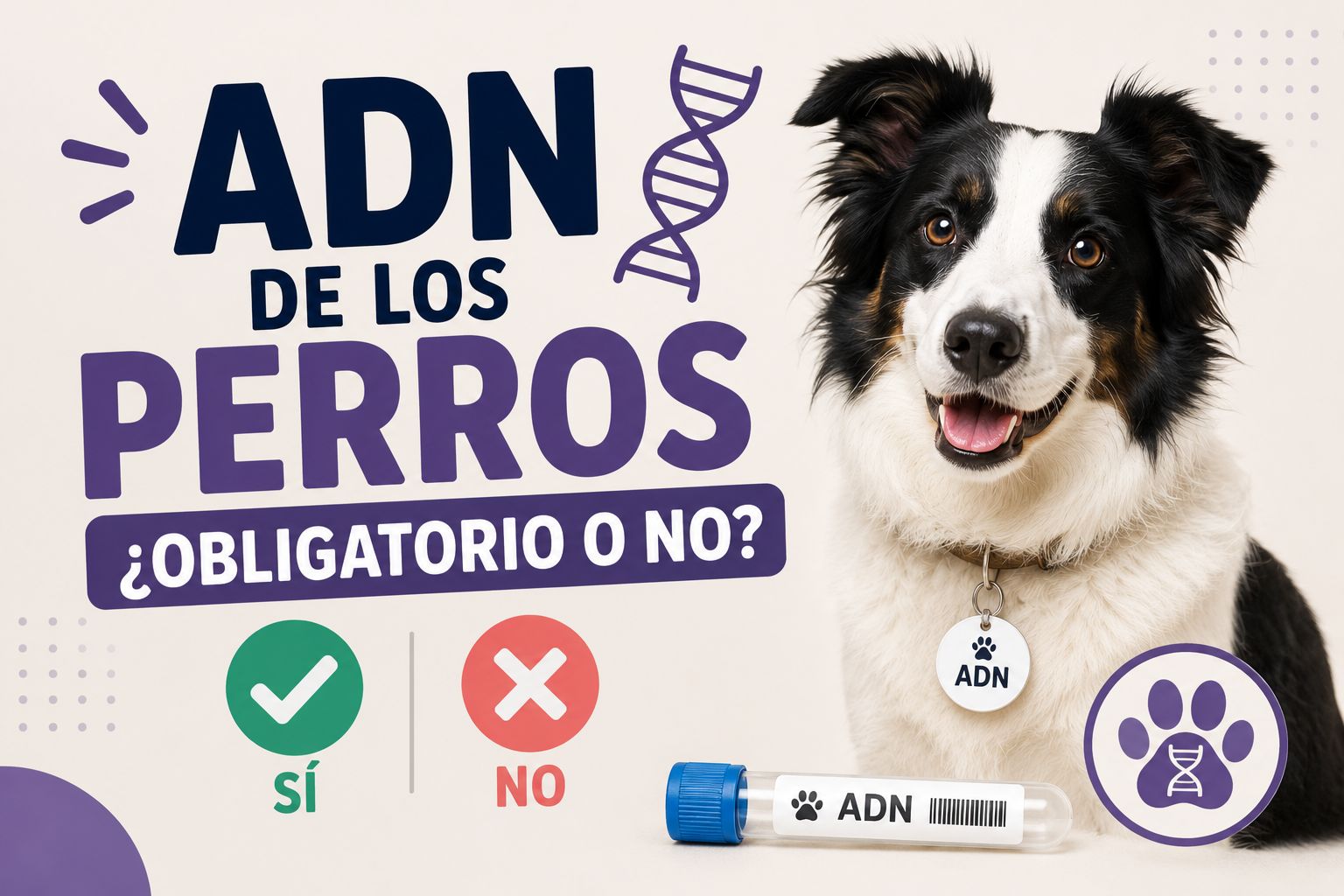 ADN de los perros: ¿Obligatorio o no?