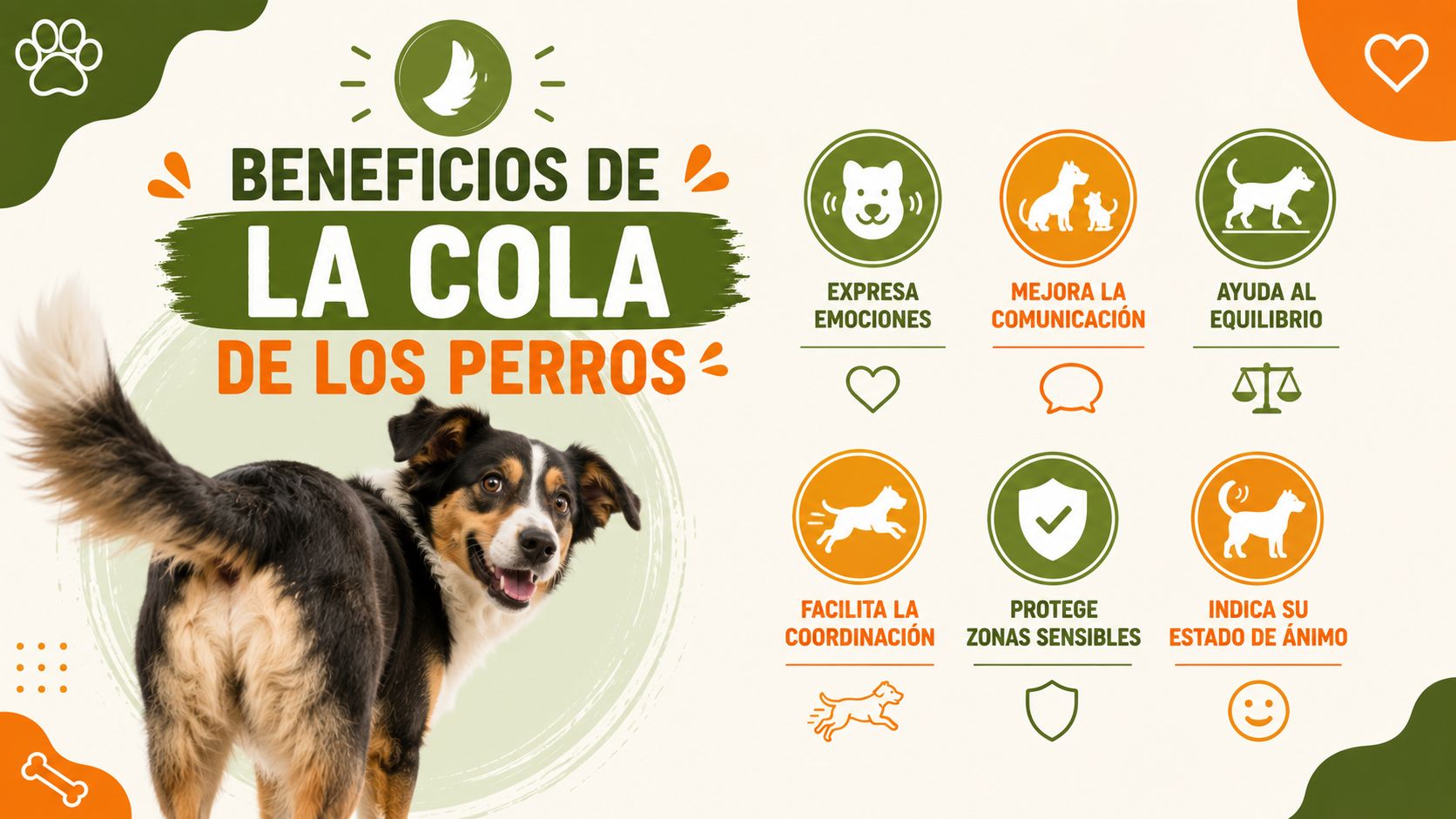 Beneficios de la cola de los perros