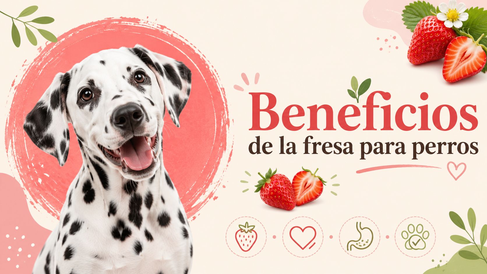 Beneficios de la fresa para perros