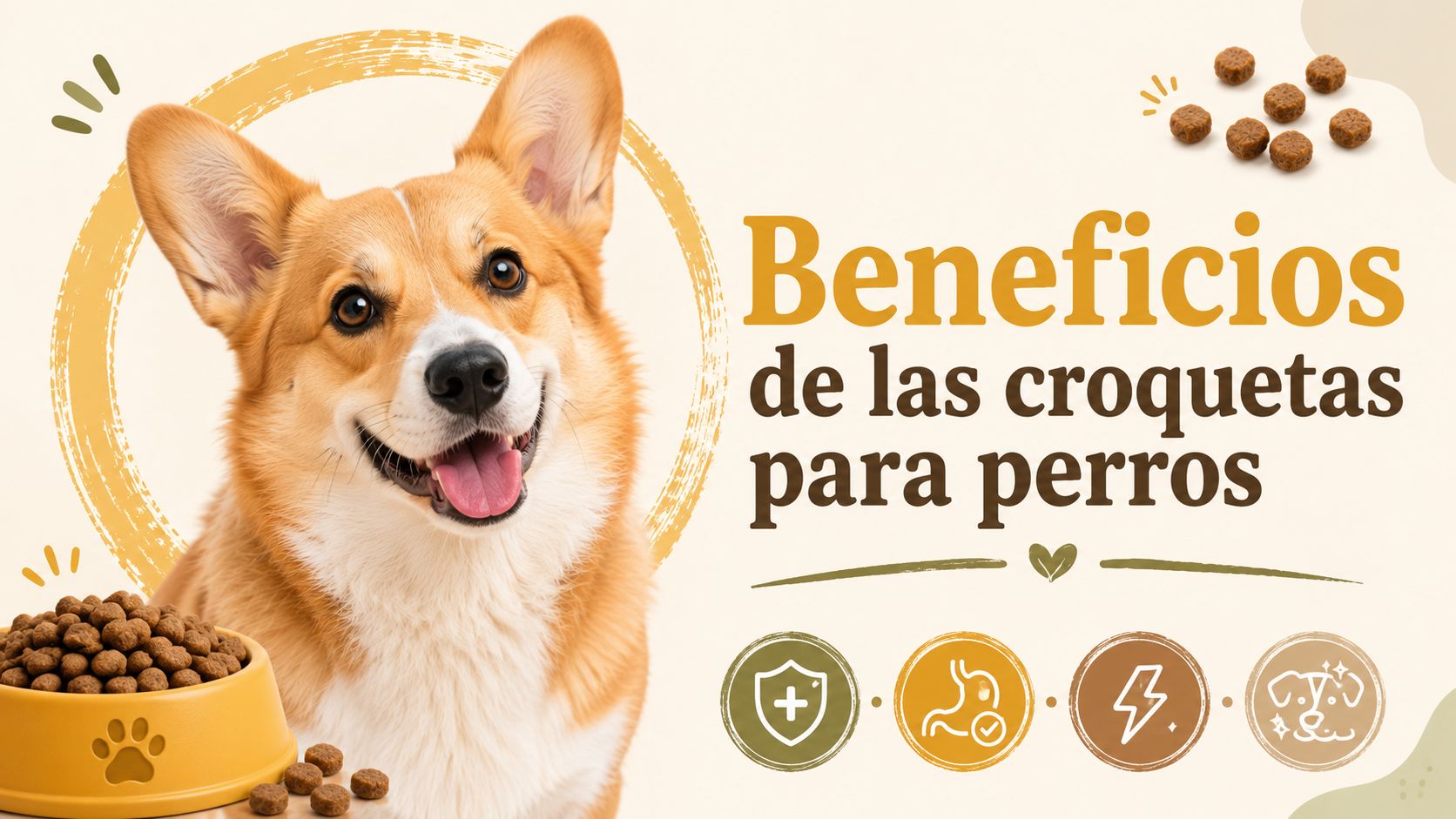 Beneficios de las croquetas para perros