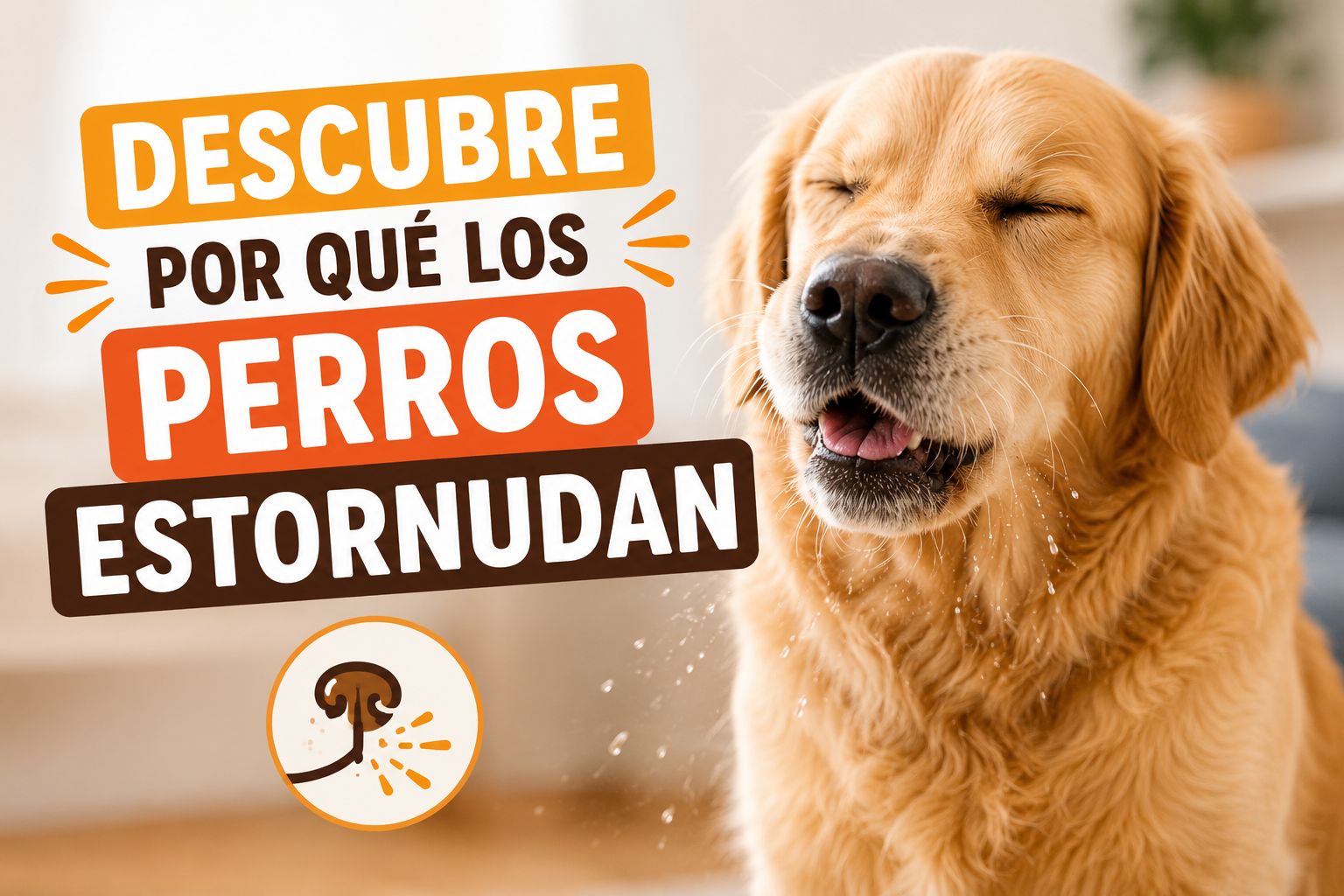 Descubre por qué los perros estornudan