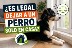¿Es legal dejar a un perro solo en casa?