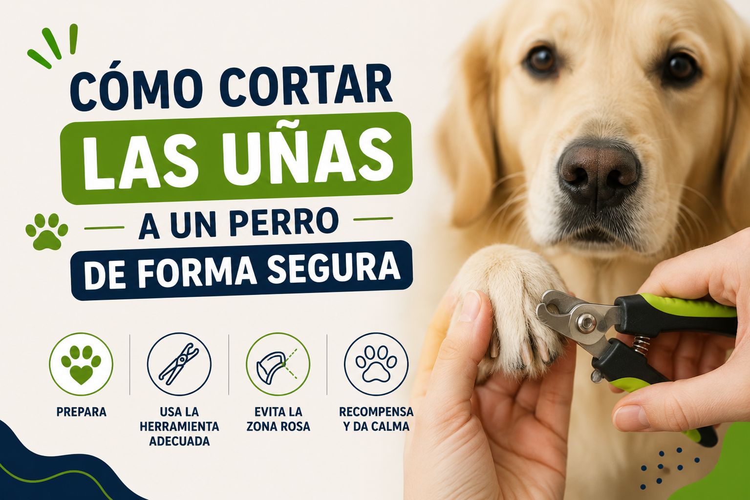 Cómo cortar las uñas a un perro de forma segura