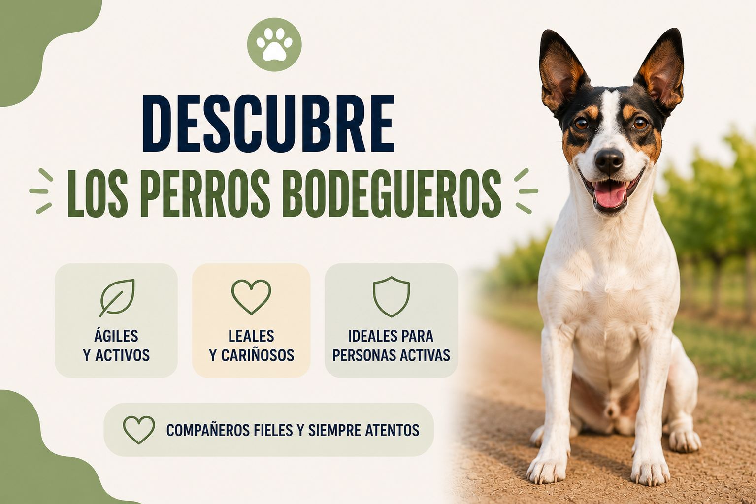 Descubre cómo son los perros bodegueros