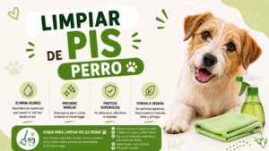 Limpiar pis de perro