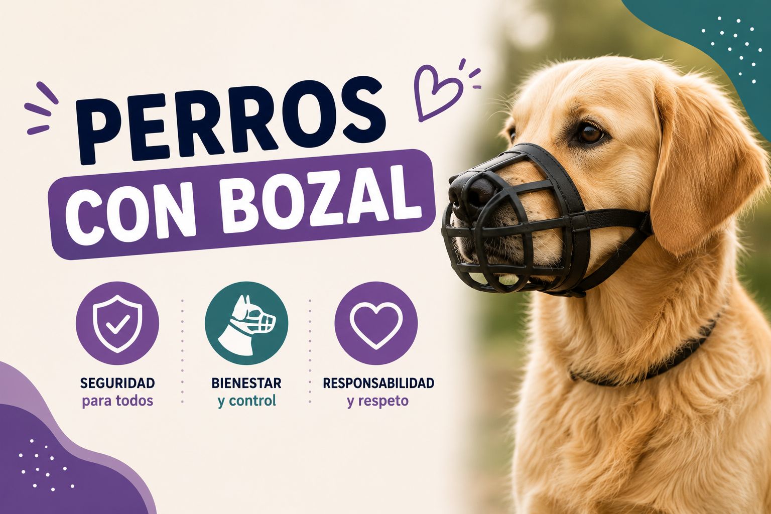 Perros con bozal