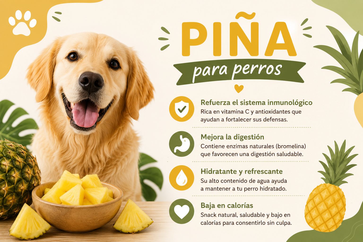 Piña para perros