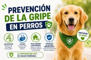 Prevención de la gripe en perros