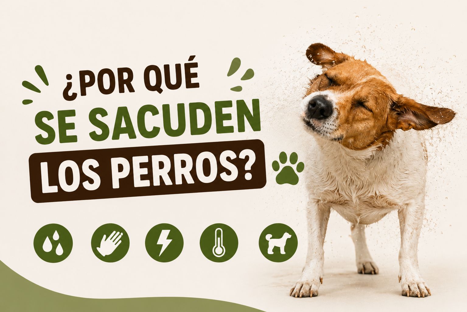 ¿Por qué se sacuden los perros?