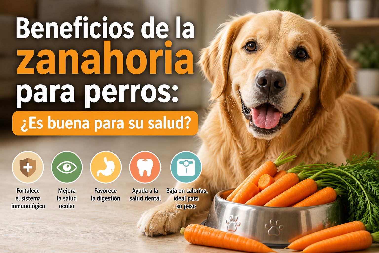 Beneficios de la zanahoria para perros: ¿Es buena para su salud?