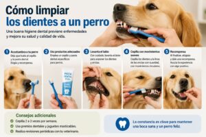 Cómo limpiar los dientes a un perro