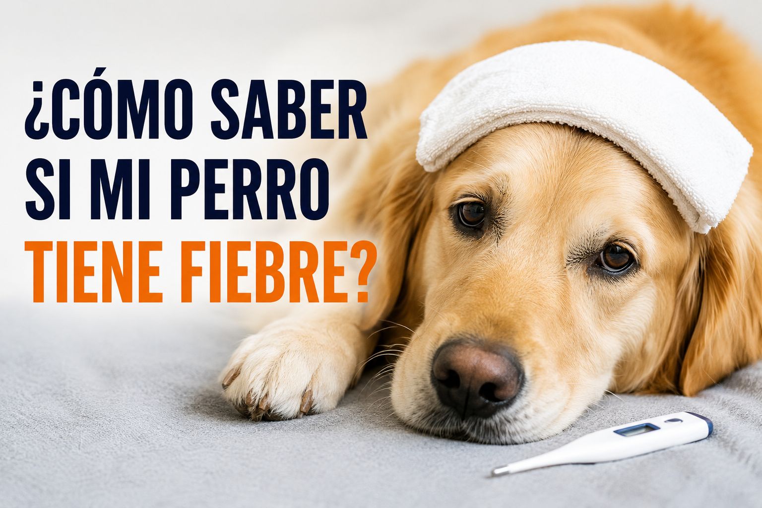 Cómo saber si mi perro tiene fiebre
