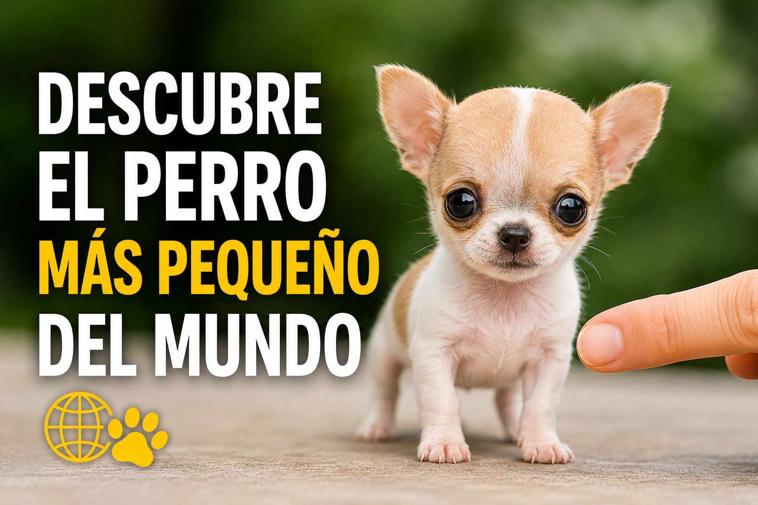 Descubre el perro más pequeño del mundo