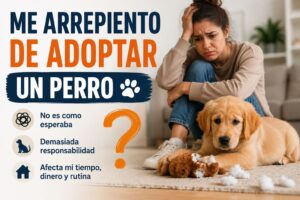 Me arrepiento de adoptar un perro