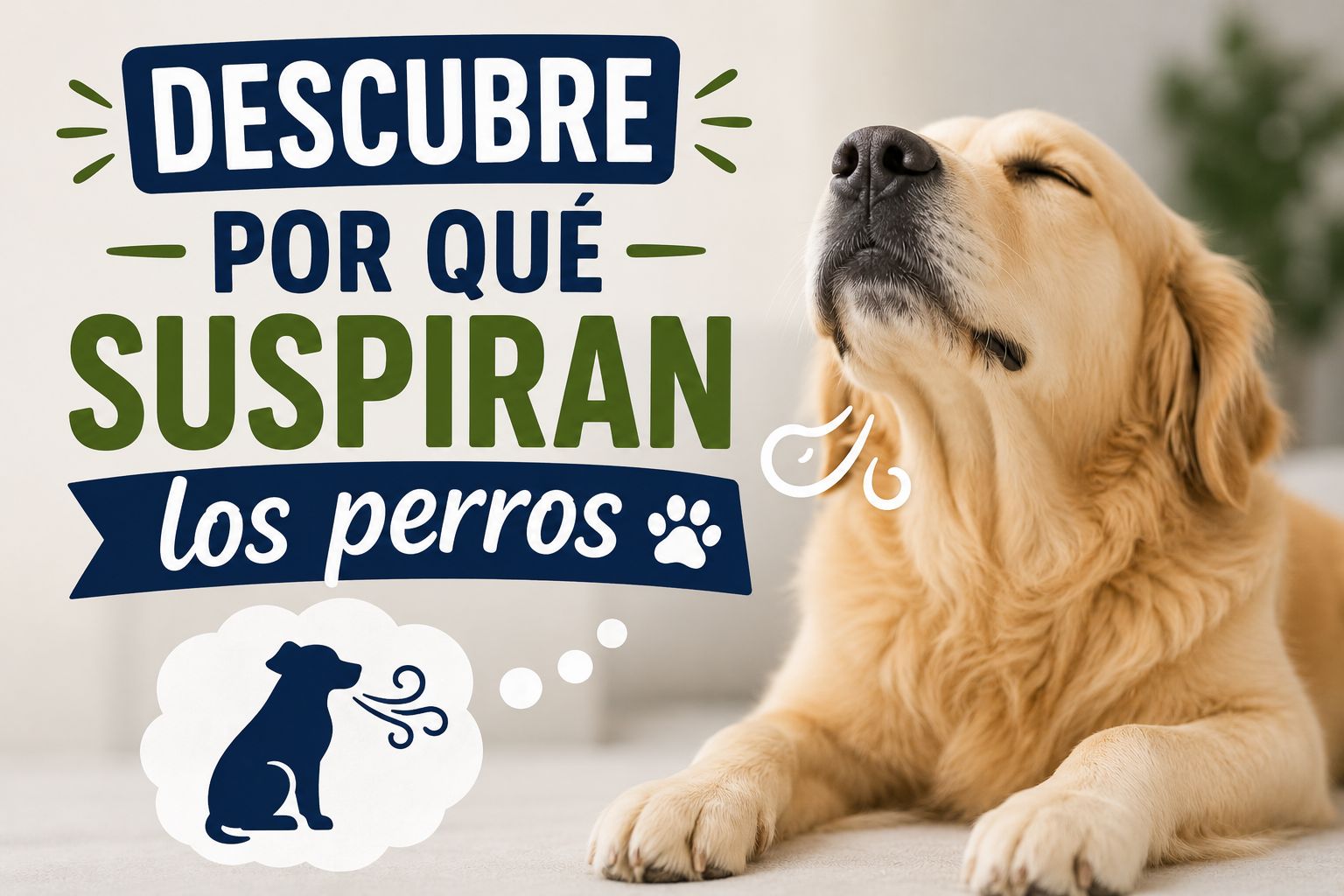 Descubre por qué suspiran los perros