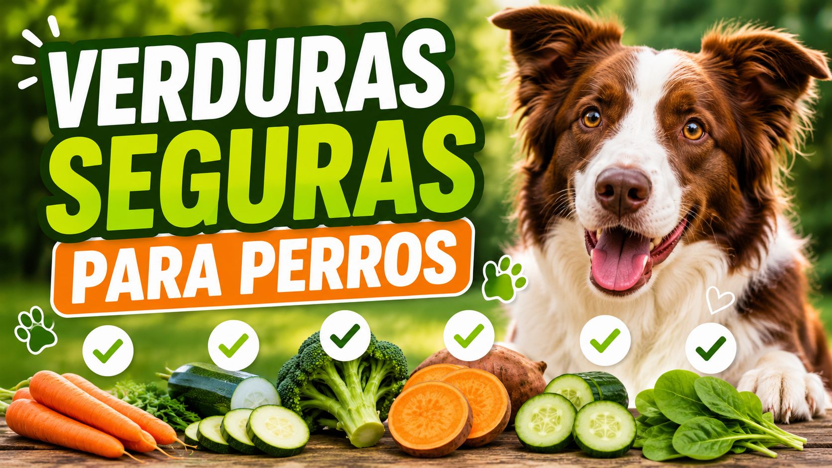 Verduras seguras para perros
