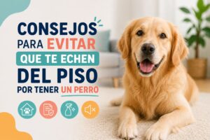 Consejos para evitar que te echen del piso por tener un perro