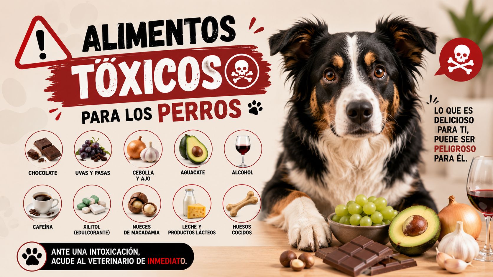 Alimentos Tóxicos para los Perros