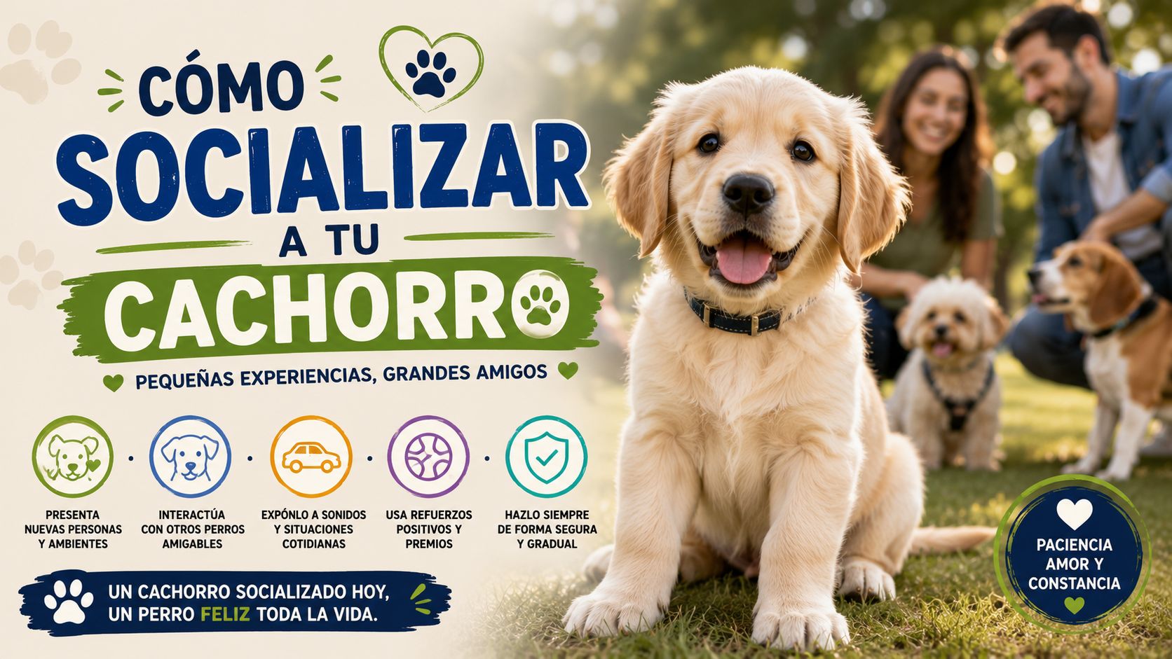 Cómo Socializar a tu Cachorro
