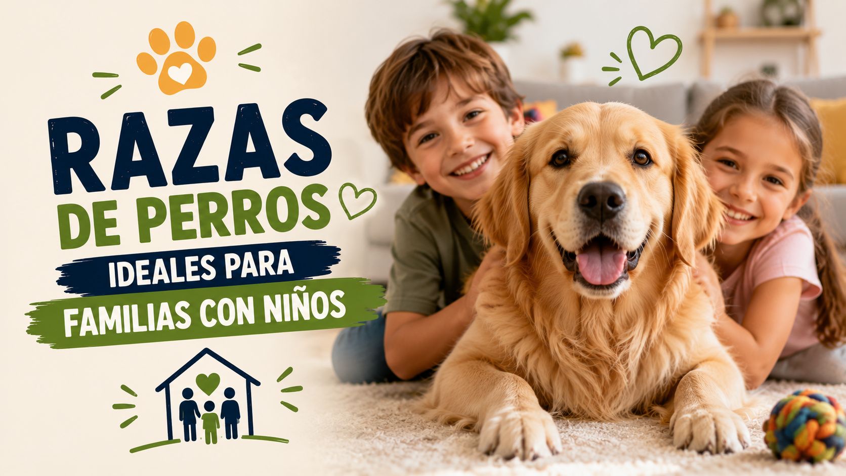 Razas de Perros Ideales para Familias con Niños