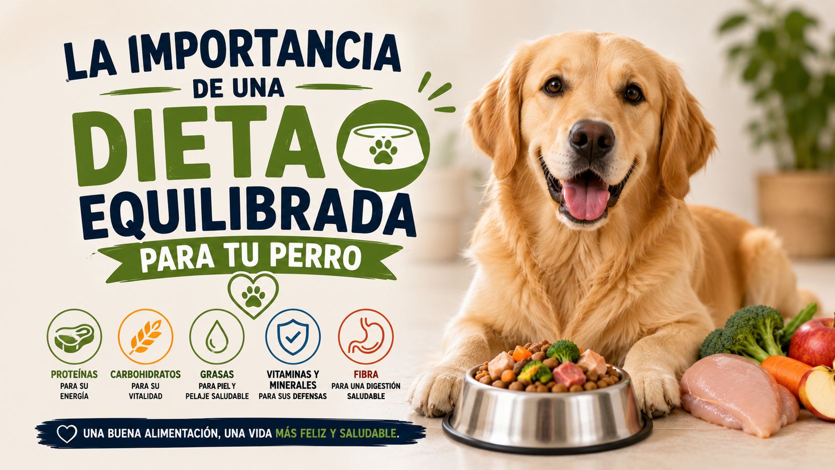La Importancia de una Dieta Equilibrada para tu Perro