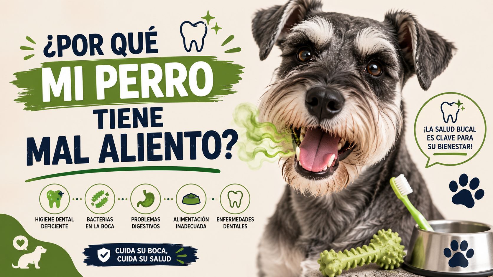 ¿Por Qué Mi Perro Tiene Mal Aliento?