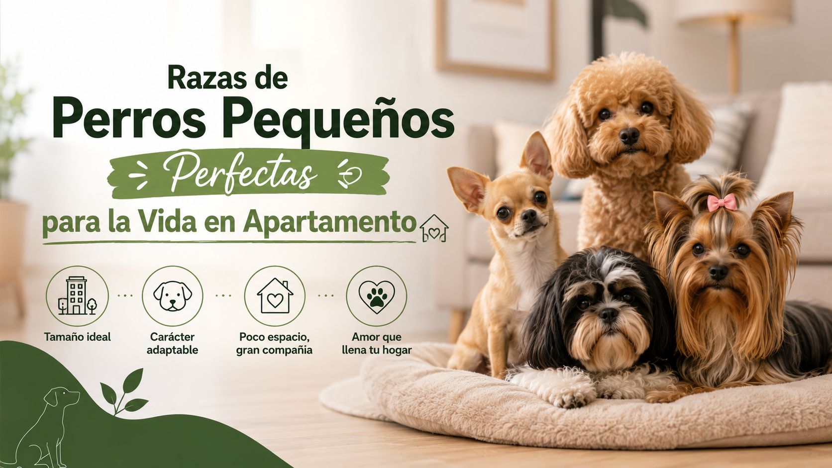 Razas de Perros Pequeños Perfectas para la Vida en Apartamento