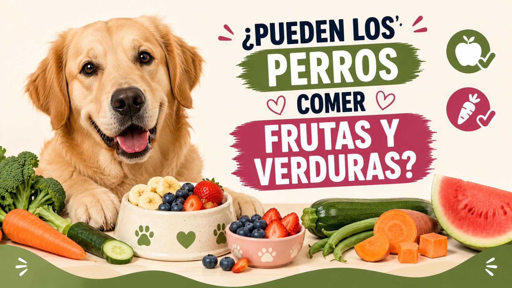 ¿Pueden los Perros Comer Frutas y Verduras?