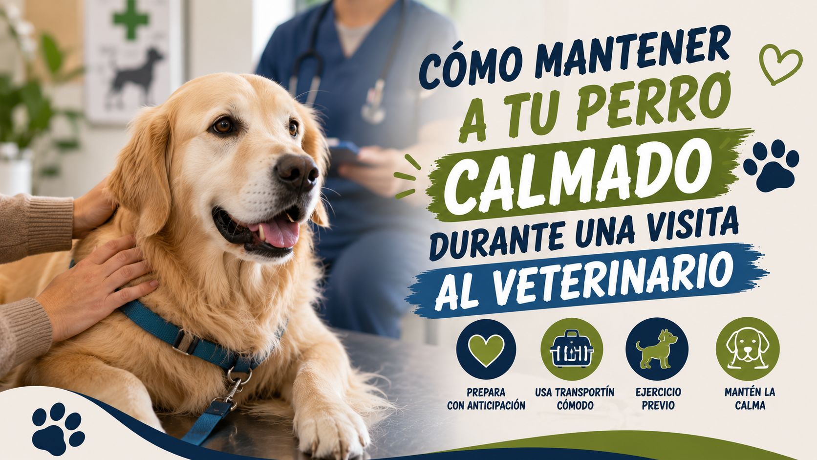 Cómo Mantener a tu Perro Calmado durante una Visita al Veterinario